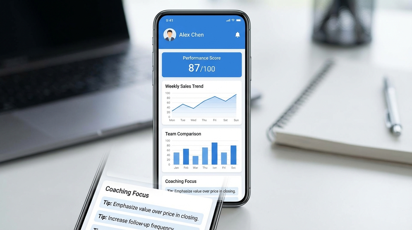 PitchIQ Dashboard - AI-powered sales coaching analytics